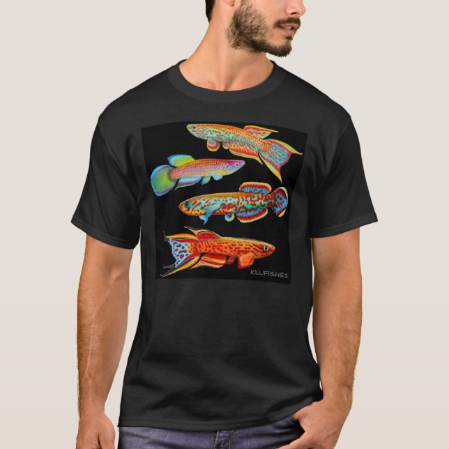 Colourful Killifish T-Shirt (Front)