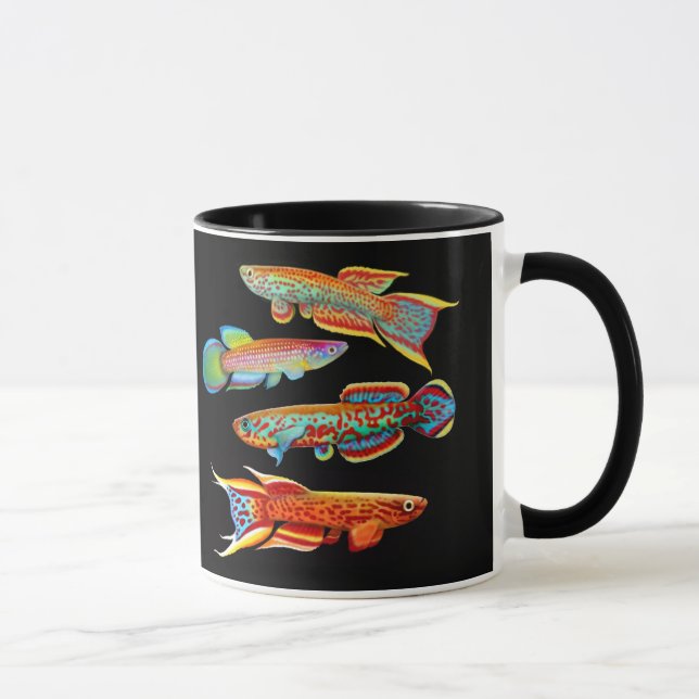 Colourful Killifishes Mug (Right)