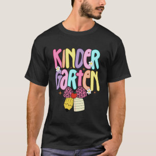 Colourful Kindergarten Back to School Cute Design  T-Shirt