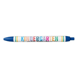 Colourful Kindergarten Teacher Pen with Custom Nam