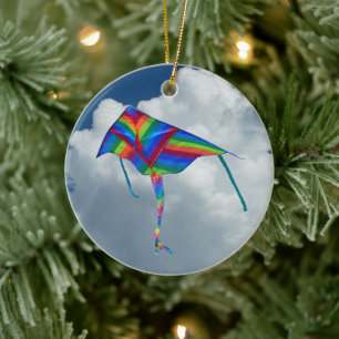 Colourful Kite in the Sky Ornament