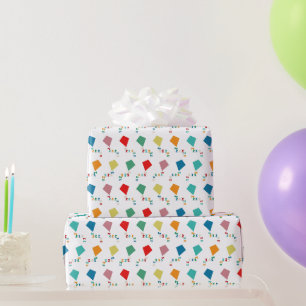 Colourful Kites Wrapping Paper