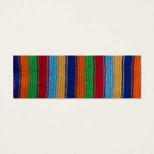 Colourful knitted stripes