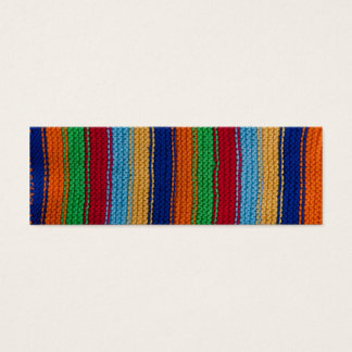 Colourful knitted stripes