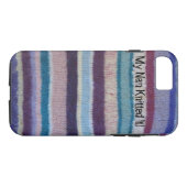 colourful knitted stripes fun retro design Case-Mate iPhone case (Back (Horizontal))