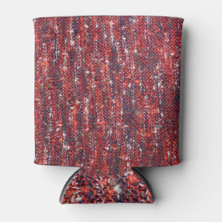 Colourful Knitted Texture: Cosy Background Can Cooler