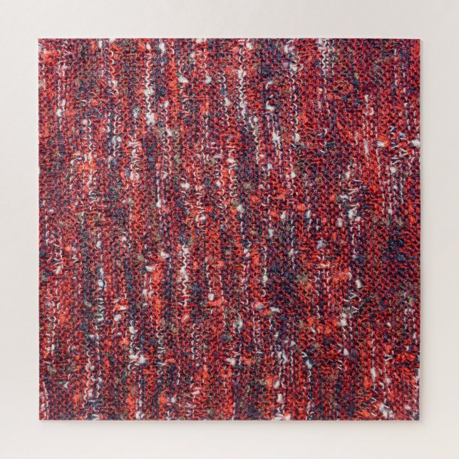 Colourful Knitted Texture: Cosy Background Jigsaw Puzzle (Vertical)