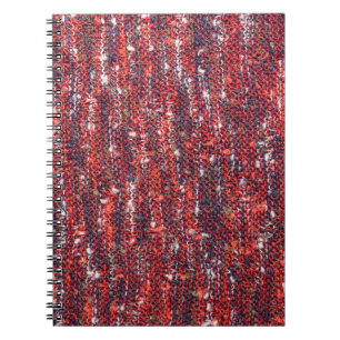 Colourful Knitted Texture: Cosy Background Notebook