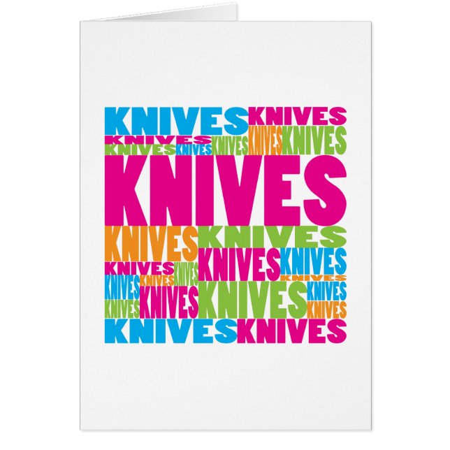 Colourful Knives (Front)