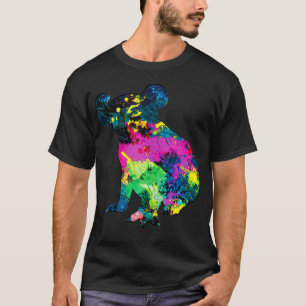 colourful koala bear lover women girls men boys T T-Shirt