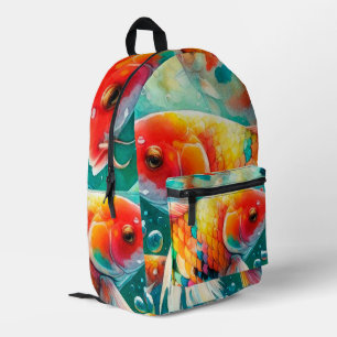 Colourful Koi Fish Backpack