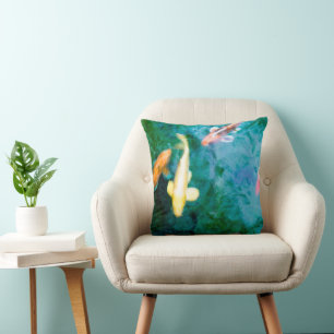 Colourful Koi Fish Cushion