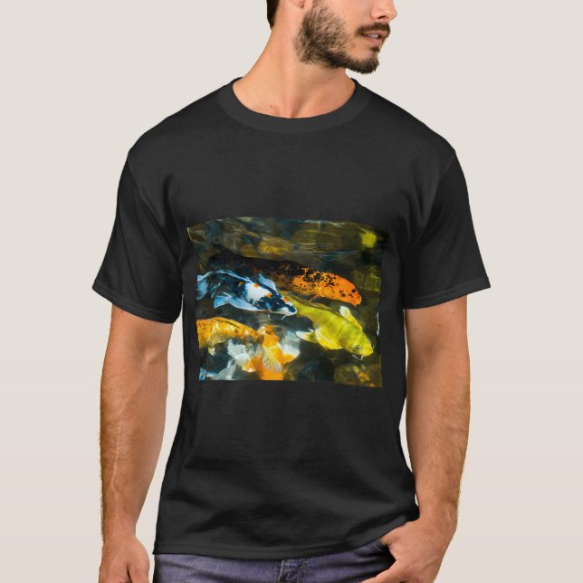 Colourful Koi Fish T-Shirt (Front)