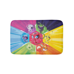 Colourful Kwamis Bath Mat