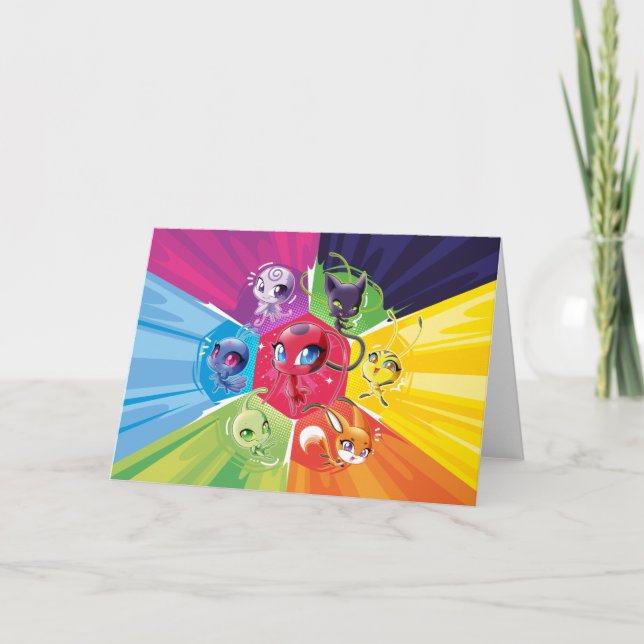 Colourful Kwamis Card (Front)