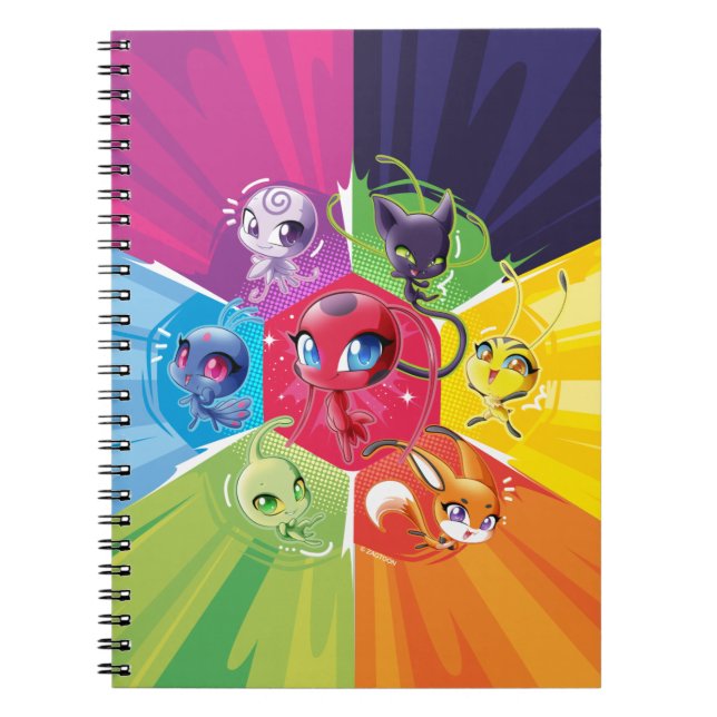 Colourful Kwamis Notebook (Front)