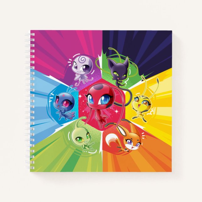 Colourful Kwamis Notebook (Front)