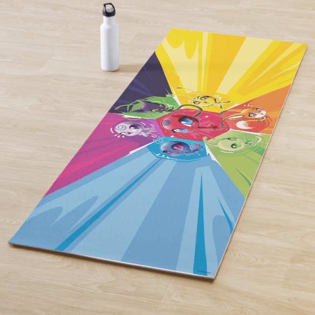 Colourful Kwamis Yoga Mat (In Situ)