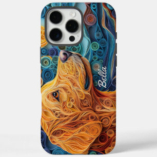 Colourful Labrador Retriever Portrait iPhone 16 Pro Max Case