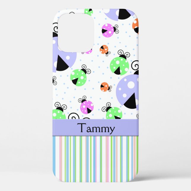 Colourful Ladybugs Case-Mate iPhone Case (Back)