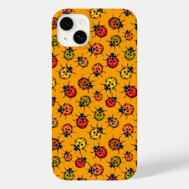 Colourful ladybugs Case-Mate iPhone case (Back)