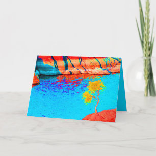 Colourful Landscape All Occasion Blank Greeting Card