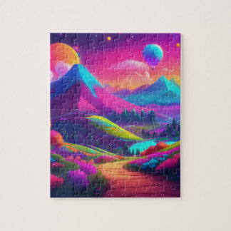 Colourful Landscape Jigsaw Puzzle