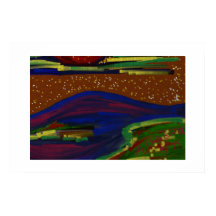 Colourful Landscape Poster Art