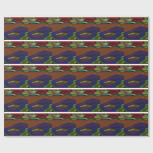 Colourful Landscape Wrapping Paper