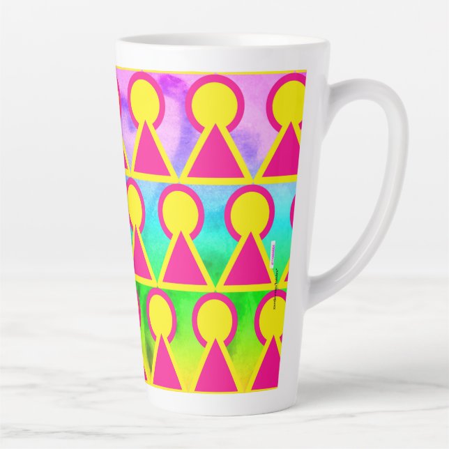 Colourful Latte Mug (Right)