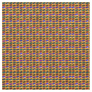Colourful Lawn Bowls Pop Art, Fabric