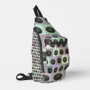 Colourful Lawn Bowls Pop Art, Sling Bag