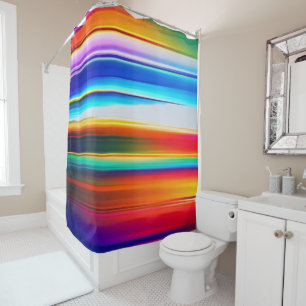 Colourful Layers Shower Curtain