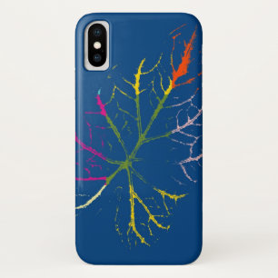 Colourful Leaf Fine Art iPhone X Case