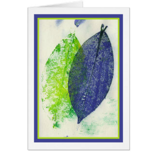 Colourful Leaf Imprints