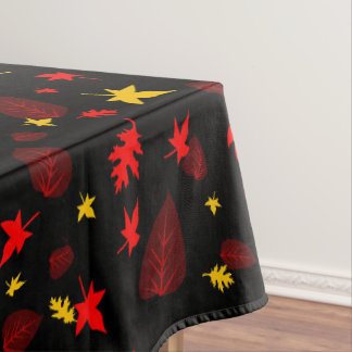 Colourful Leaf Pattern Tablecloth