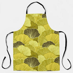 Colourful leaves: seamless olive pattern. apron