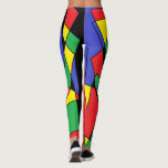 Colourful Leggings Abstract Colours<br><div class="desc">Colourful Leggings Fresh Colours Design</div>