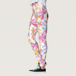 Colourful leggings featuring a vibrant floral