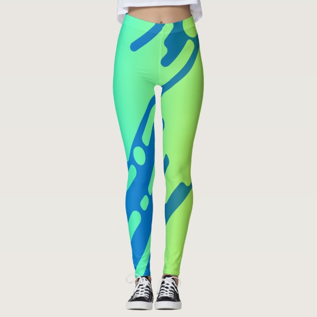 colourful leggings for girls (Front)