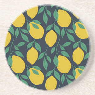 Colourful Lemons: Hand Drawn Vibrance. Coaster