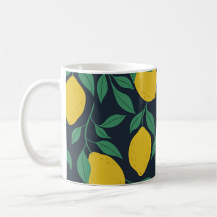 Colourful Lemons: Hand Drawn Vibrance. Coffee Mug