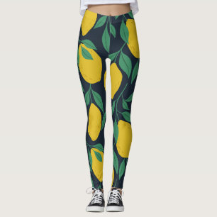 Colourful Lemons: Hand Drawn Vibrance. Leggings