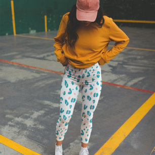 Colourful Leopard Pattern Leggings