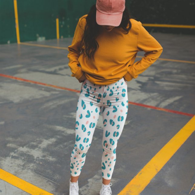 Colourful Leopard Pattern Leggings (Creator Uploaded)