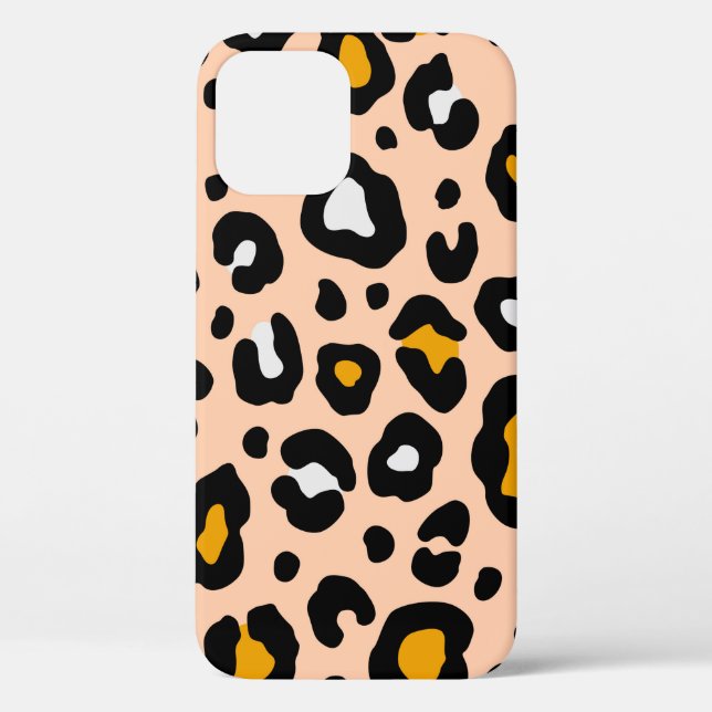 Colourful leopard seamless pattern. Fashion stylis Case-Mate iPhone Case (Back)