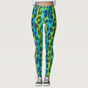 Colourful Leopard Skin Pattern #27 Leggings