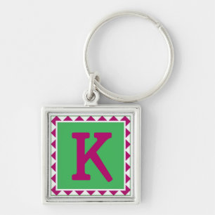 Colourful Letter 'K' - Keychain