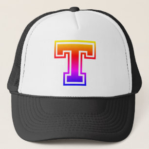 Colourful Letter "T"  Trucker Hat