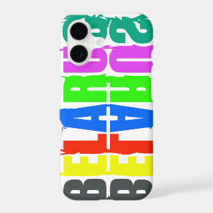Colourful Letters Belarus Беларусь iPhone 11 Case